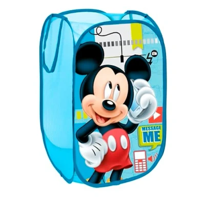 Afbeelding van Superdiver Pop Up wasmand, speelgoedkist, opbergbox, kledingbox, voor kinderen (Mickey)