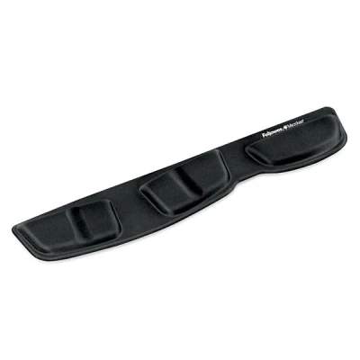 Image de Repose poignets Fellowes Lycra pour clavier Noir