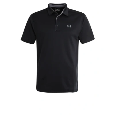 Afbeelding van Under Armour Poloshirt, Heren, Maat: Large, Black/graphite