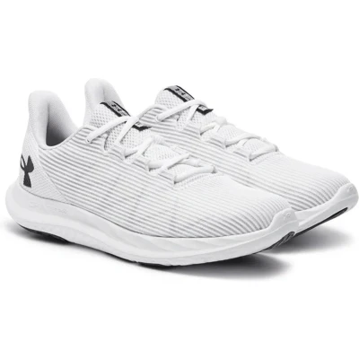 Afbeelding van Under Armour UA Charged Speed Swift Hardloopschoenen voor heren, Wit Mod Grijs Zwart