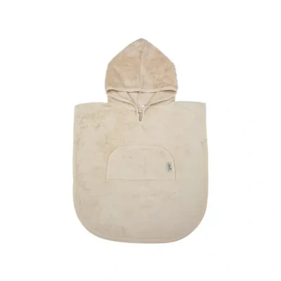 Afbeelding van Timboo Poncho Met V Hals Bamboo 2 4Y Frosted Almond