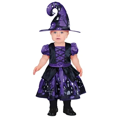 Afbeelding van Fiestas Guirca Baby purple witch (12 18 maanden)