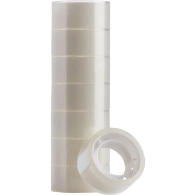 Afbeelding van Plakband Quantore 19mmx10m transparant Omdoos a 8 stuk stuks
