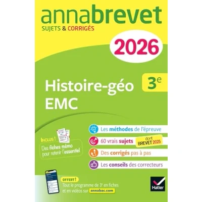 Afbeelding van HISTOIRE GEOGRAPHIE EMC 3E