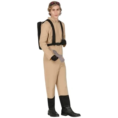 Afbeelding van Fiestas Guirca Kostuum Spoken Jager Heren Polyester Beige Mt 48/50
