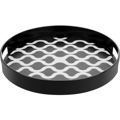 Afbeelding van Olympia Kristallon Pc Rond Antislipblad met Handgrepen 300 mm 12&quot; DP664 Horeca &amp; Professioneel