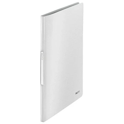 Afbeelding van Leitz Documentenbescherming, A4, 20 hoesjes, 40 pagina&#039;s, transparant, wit, stijl, 39580004