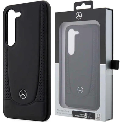 Afbeelding van Mercedes Benz New Urban Back Case Geschikt voor Samsung Galaxy S23 (S911) Zwart
