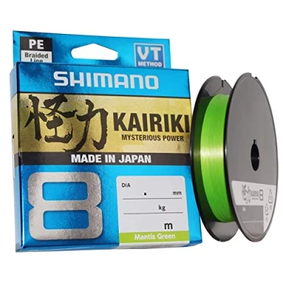 Afbeelding van Shimano Kairiki 8 150m Mantis Green 0.350mm/39.5kg Gevlochten lijn