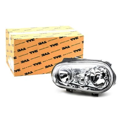 Afbeelding van TYC 20 5386 18 2 Koplampen Links H7, H1 Zonder mistlamp voor rechtsrijdend verkeer elektro motor VOLKSWAGEN: Golf 4 Cabrio,
