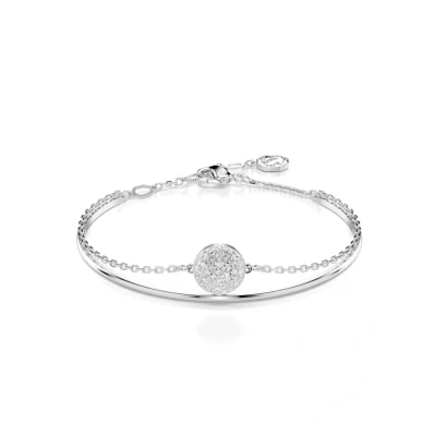 Afbeelding van Swarovski Meteora SOFT Armband silvercoloured, Dames, Maat: Medium, Silver coloured