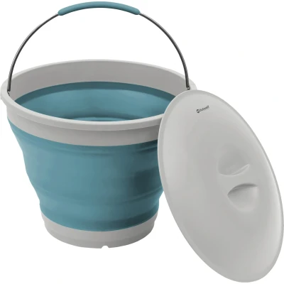 Afbeelding van Outwell Collaps Opvouwbare Emmer Met Deksel 11 Liter Classic Blue Blauw Emmers