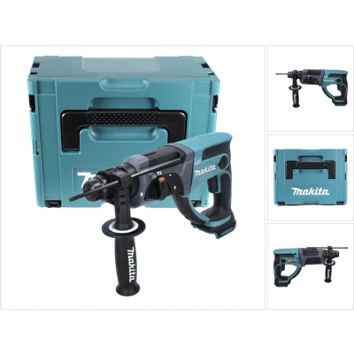 Afbeelding van Makita DHR 202 ZJ Accu combihamer 18 V 2.0 J SDS Plus + Makpac zonder accu, lader
