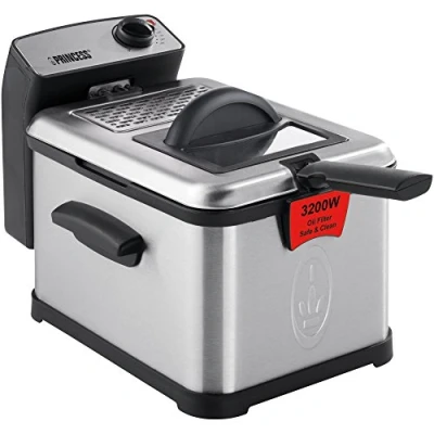 Afbeelding van Princess Superior Frituurpan 183001 3 liter Koude zone en filters Krachtig 3200 Watt vermogen