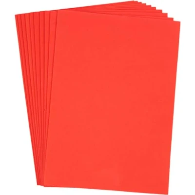 Afbeelding van Creativ Company EVA Foam Vellen Rood A4, 10st.