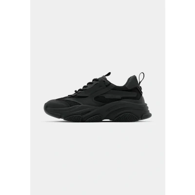 Afbeelding van Steve Madden Possess Sneakers laag, Heren, Maat: 40, Black Textiel/ synthetisch
