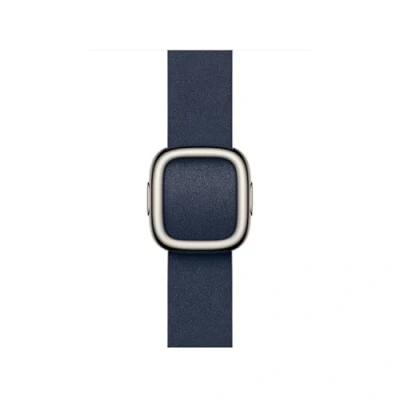 Afbeelding van Apple Moderne gesp (42 mm, Vectran, Fijne keperbinding, Watch Series 10), Horlogebandjes, Blauw