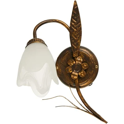Afbeelding van Wandlamp Sonia 1 lamp, brons