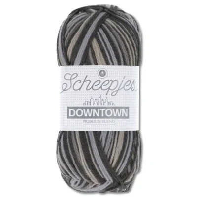 Afbeelding van Frida&#039;s Wollhaus Scheepjes Downtown Merinowol, extra fijn, 50 g, voor breien en haken, 18 kleuren (414 Sidewalk)