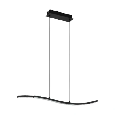 Afbeelding van EGLO Lejias Hanglamp LED 78 cm Zwart