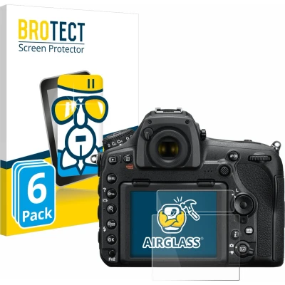 Afbeelding van BROTECT Screenprotector voor Nikon D850 Folie Beschermfolie Beschermglas transparant (6 Stuks)