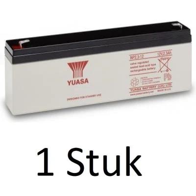 Afbeelding van 1 Stuk Yuasa lead acid Batterij NP2.3 12