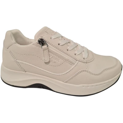 Afbeelding van Josef Seibel ELLI 06 Lage sneakersDames sneakers Kleur: Wit/beige Maat: 39