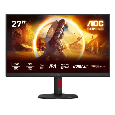 Afbeelding van AOC G4 U27G4R computer monitor 68,6 cm (27&quot;) 3840 x 2160 Pixels Quad HD LED Zwart, Rood