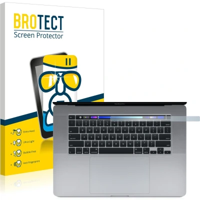 Afbeelding van BROTECT Screenprotector voor Apple MacBook Pro 16&quot; 2019 (ALLEEN Touch Bar) Folie Beschermfolie Beschermglas transparant