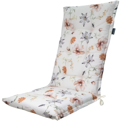 Afbeelding van Tuinkussen Madison hoge rug 123x50cm wit