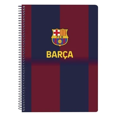 Afbeelding van Notitieboekje F.C. Barcelona Blauw Kastanjebruin A5 80 Lakens