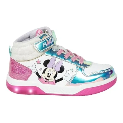 Afbeelding van Sportschoenen met LED Minnie Mouse Zilverkleurig Schoenmaat 30
