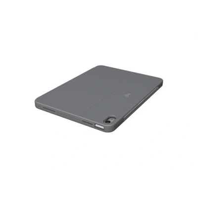 Image de Logitech Combo Touch Clavier et étui avec trackpad rétroéclairé Apple Smart connector QWERTY International US gris oxford pour 11 inch iPad Air M2 Wi Fi, Fi + Cellular, M3 Cellular