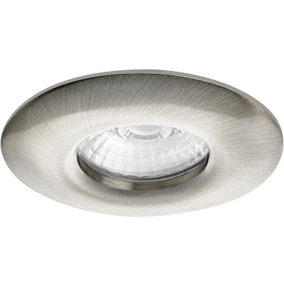 Afbeelding van LED IP65 Badkamerspot Haris Rond RVS Look Extra Warm Wit Dimbaar 5W Philips