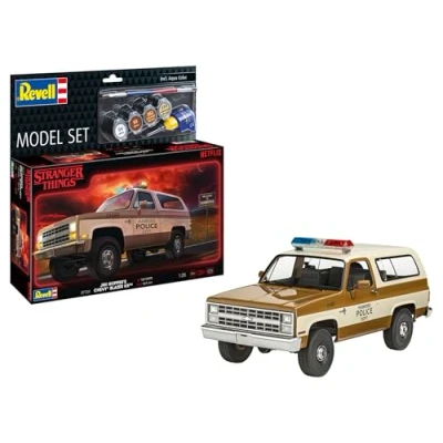 Afbeelding van Revell Stranger Things Model Kit Set 1/25 1985 Chevrolet K5 Blazer 19 cm Kits