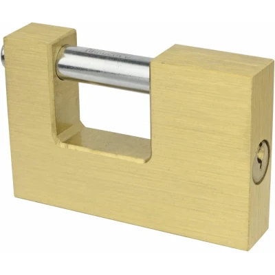 Afbeelding van Brüder Mannesmann M41360 Hangslot 60 mm Gelijksluitend Goud met profielcilinder