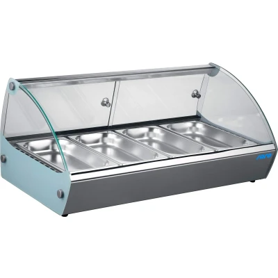Afbeelding van Verwarmde presentatievitrine 6x 1/3GN (H)33,6x(B)112,7x(D)42