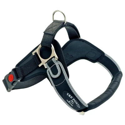 Afbeelding van Tre Ponti Forza Tuig Zwart&amp;Reflectie Hondenharnas 83 112 cm 40/60 Kg