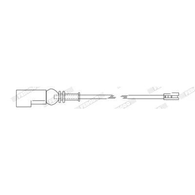 Afbeelding van FERODO FWI421 Slijtage Indicator Remblokken FORD: Transit Custom V362 Van, Tourneo Minibus, Minibus