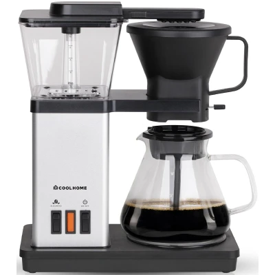 Afbeelding van CoolHome Masterbrew koffiezetapparaat Filterkoffie Met blooming functie RVS
