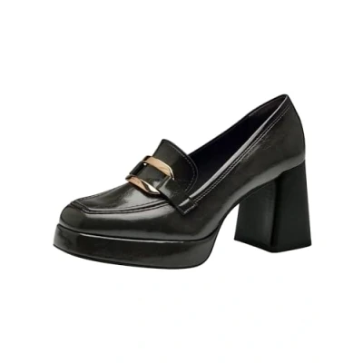 Afbeelding van Tamaris Trotteur Plateaupumps, Dames, Maat: 39, Olive Kunststof
