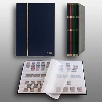 Afbeelding van Prophila Collection 16 witte pagina&#039;s A4 voor postzegels Blauw