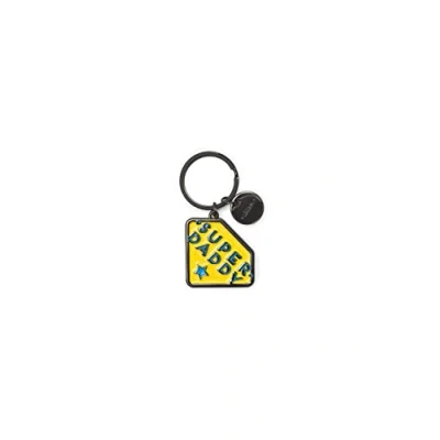 Afbeelding van LEGAMI Uniseks sleutelhanger van geëmailleerd metaal, What a Keyring!, L 7 cm, zink, scooterthema, spiraalring, glanzende afwerking, levendige kleuren, charme om de tas te verfraaien, Super Daddy,,