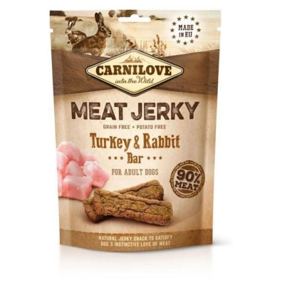 Afbeelding van Carnilove Jerky 100 g Hondensnacks Kalkoen&amp;Konijn