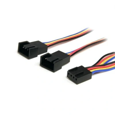 Image de StarTech.com 12in 4 Pin Fan Power Splitter Cable F/M répartiteur d&#039;alimentation de ventilateur 31 cm