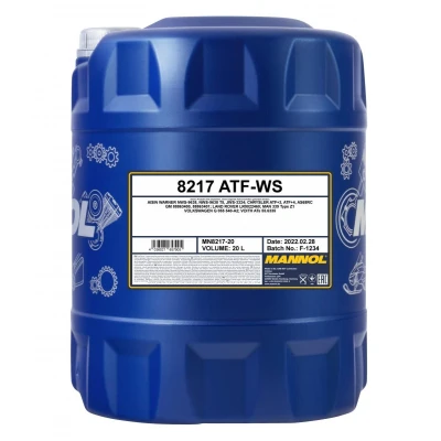 Afbeelding van MANNOL O.E.M. 8217 ATF WS MN8217 20 Olie Rood