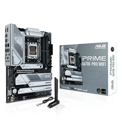 Afbeelding van Asus PRIME X670E PRO WIFI Moederbord Socket AMD AM5 Vormfactor ATX chipset AMD® X670