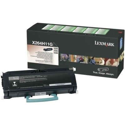 Afbeelding van Lexmark X264H11G Toner Zwart Hoge capaciteit