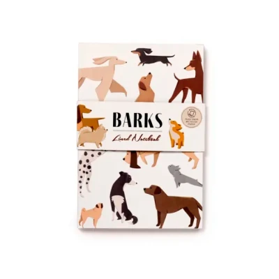 Afbeelding van Notitieboekje Barks Honden Gerecycled A5 Gelinieerd 7mm