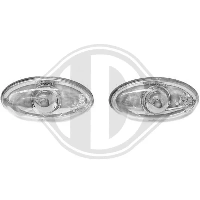 Afbeelding van DIEDERICHS HD Tuning 4225178 Knipperlampenset inbouw aan zijkant Met gloeilamp PEUGEOT: Partner I Van